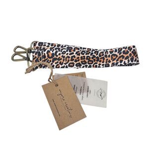 Ampere Creations Guitar Purse Strap Vegan Leather Exotic Animals 2 Leopard Print